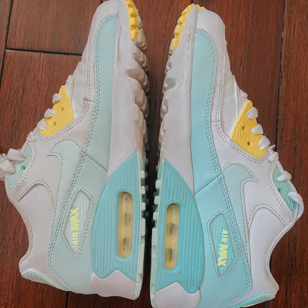 Womens Nike Air Max Shoes Green & Blue